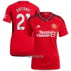 Camisola Manchester United Antony 21 Mulher Equipamento 1ª 23/24